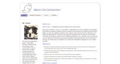 Desktop Screenshot of marincatconnection.org
